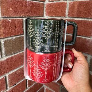 TARGET HEARTH & HAND WITH MAGNOLIA HOLIDAY MUG FAIRISLE 2CT
